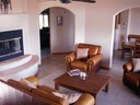 Living Area with Fireplace